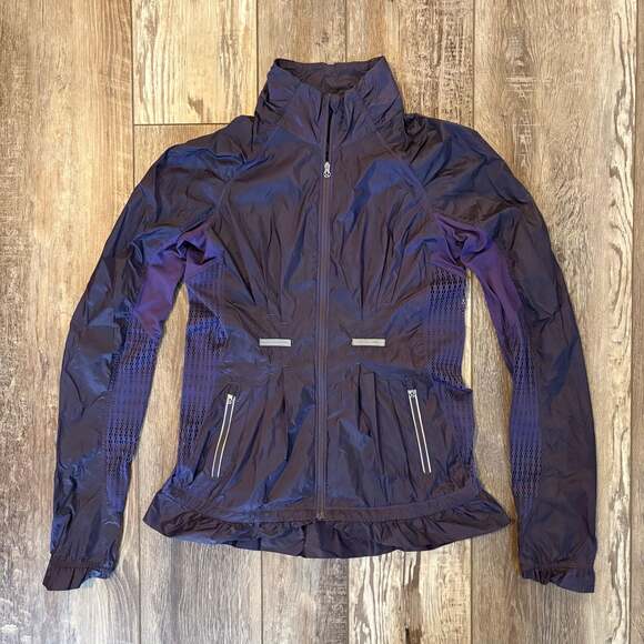 Lululemon Jackets & Blazers - Lululemon Run Wild Jacket Concord Grape Purple Womens Size 4